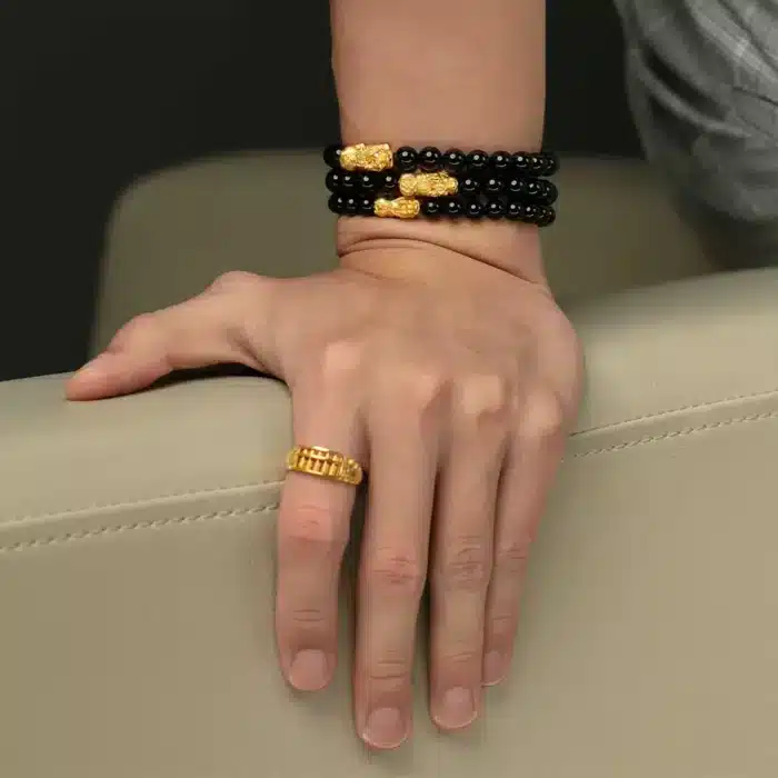 999 Pure Gold Abundance Pixiu Bracelet