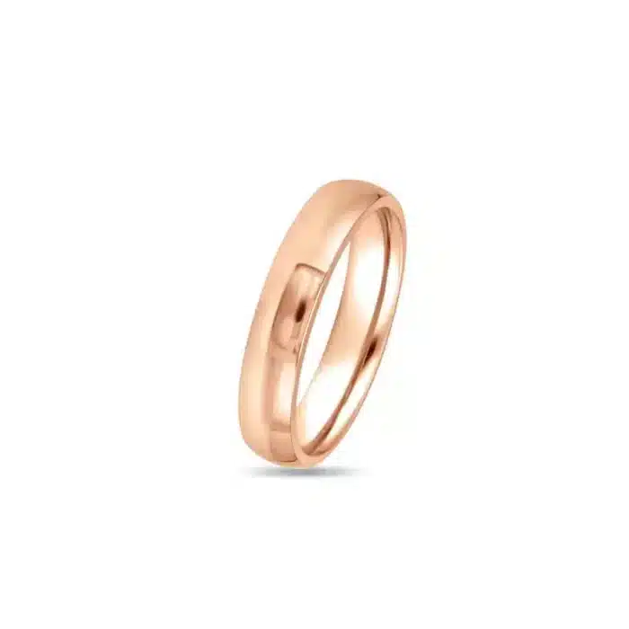 Jill Rene Classic Rose Gold Wedding Band