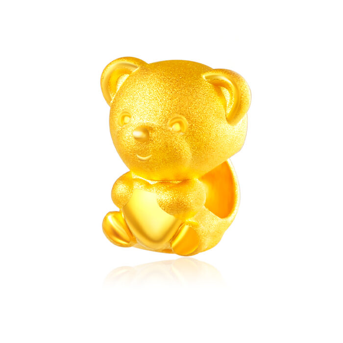 Beary Beloved 999 Pure Gold Charm