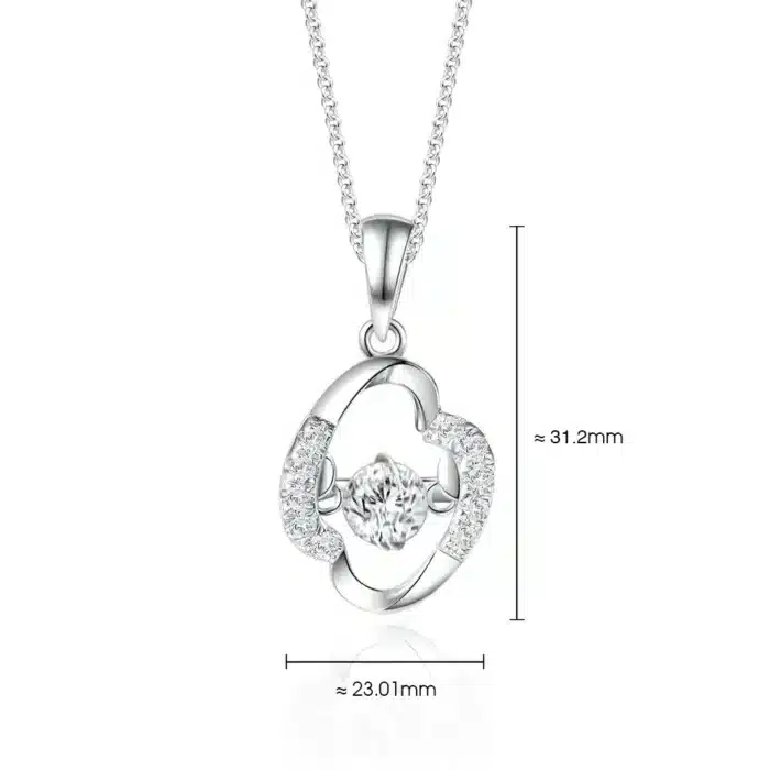 Starlett Emma Dancing Diamond Pendant