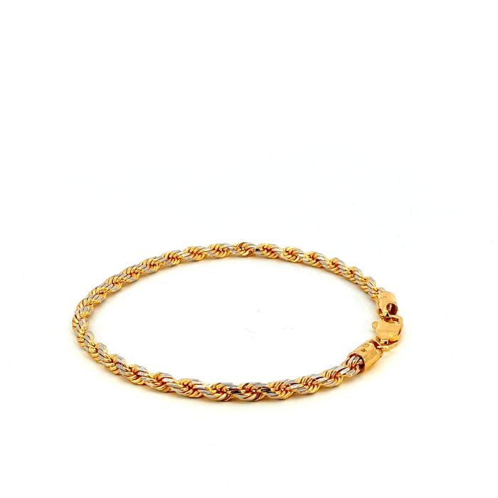 SK 916 Duotone Gold Bracelet | SK Jewellery