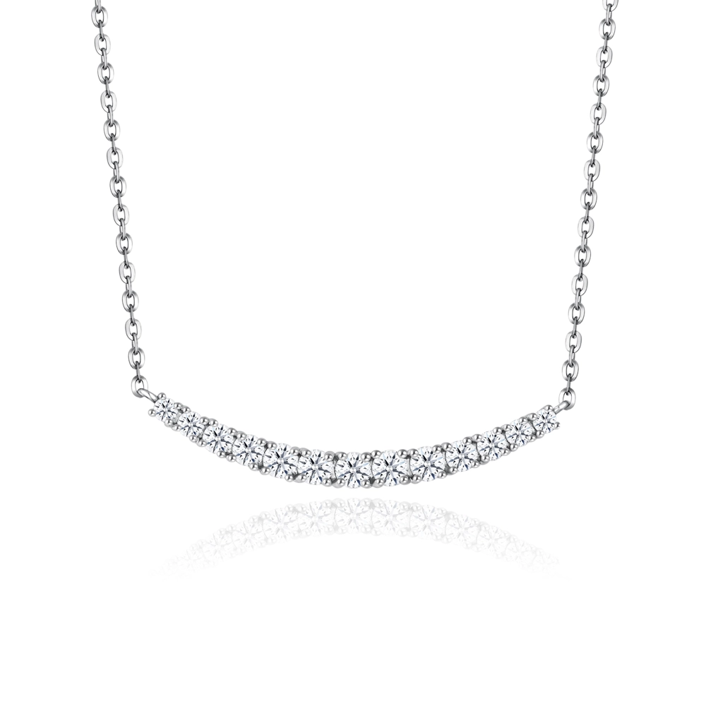 Dazzling Smile Diamond Necklace | SK Jewellery