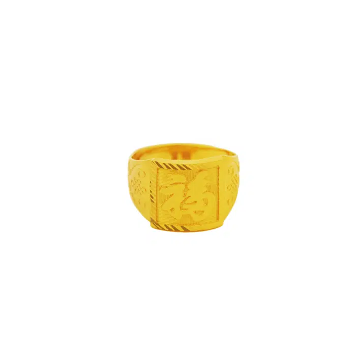 Fortune "Fu" 999 Pure Gold Ring