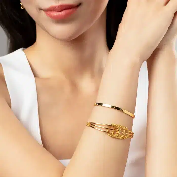 SK 916 Classic Gold Bangle