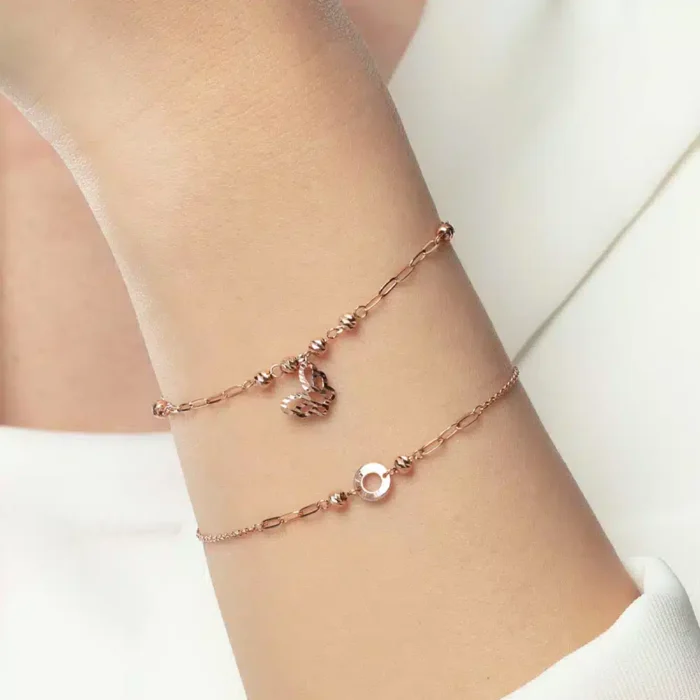 Cassia 14K Rose Gold Loca Bracelet