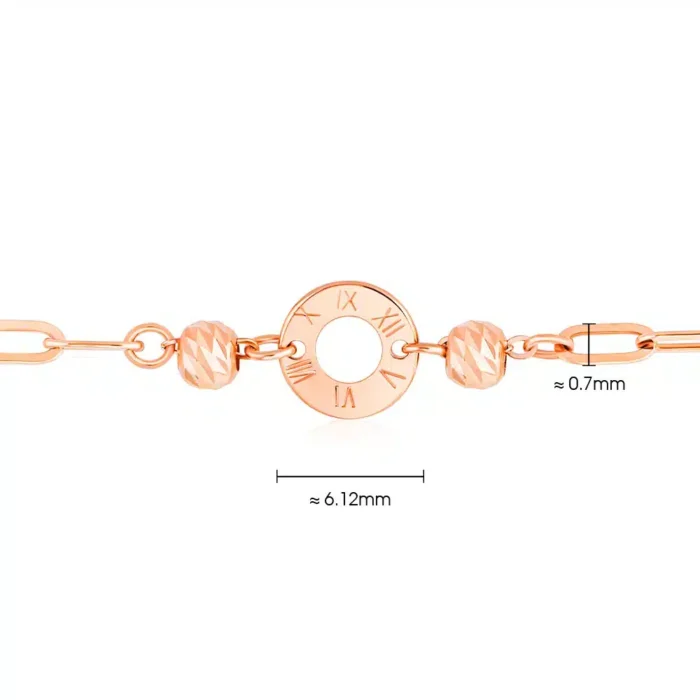 Cassia 14K Rose Gold Loca Bracelet