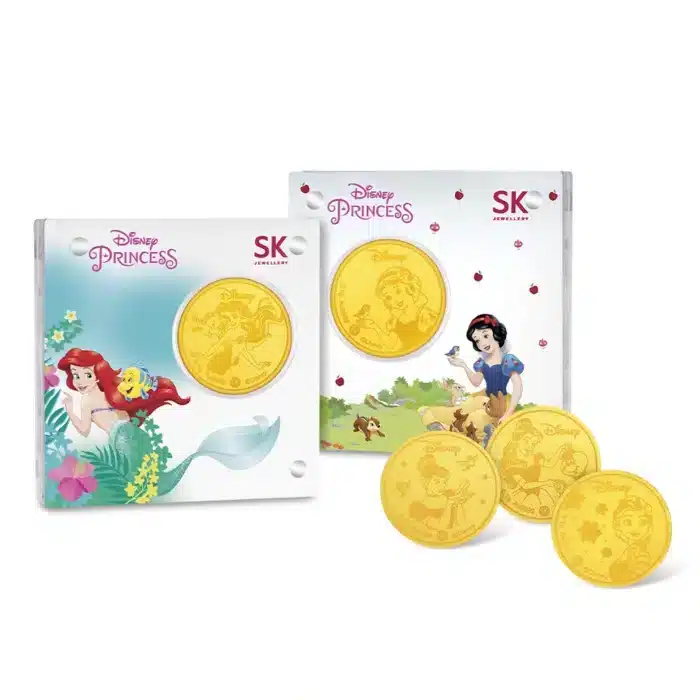 Disney 999 Pure Gold Coin Bundle of 2