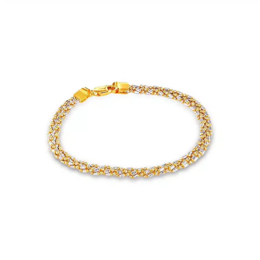 Joyalukkas Impress Collection 22k Yellow Gold Charm Bracelet for Women :  Amazon.in: Jewellery