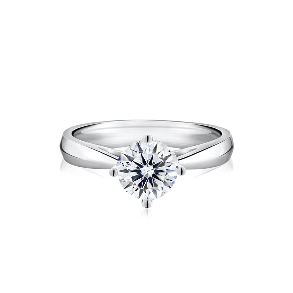 a classic engagement ring with solitaire design