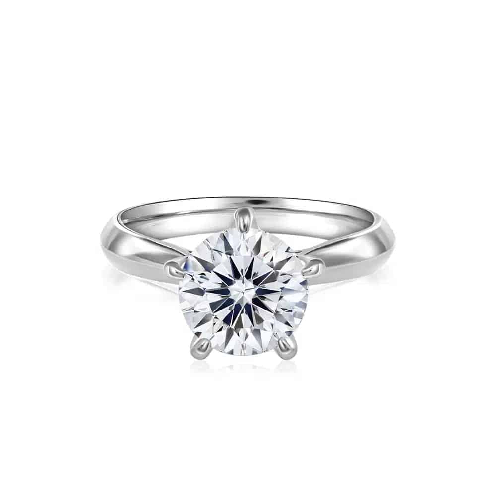 a classic solitaire engagement ring