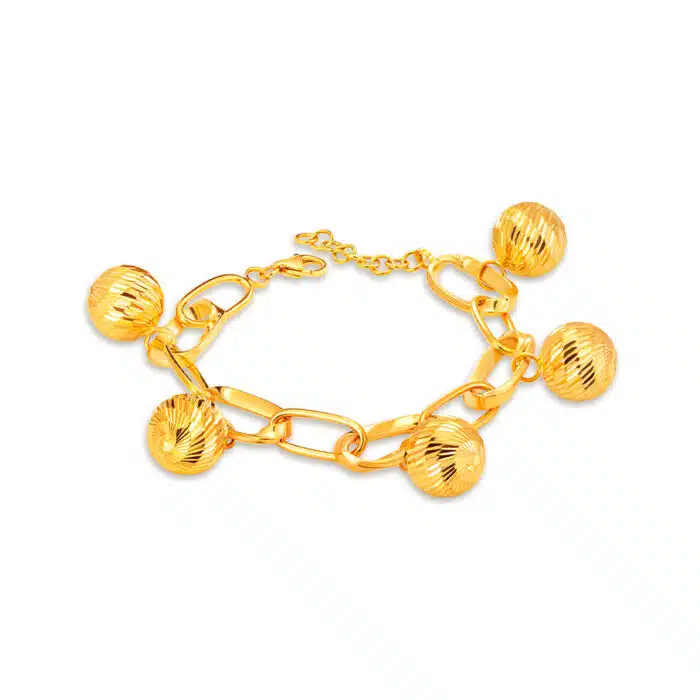 Orbit Drops 916 Gold Bracelet