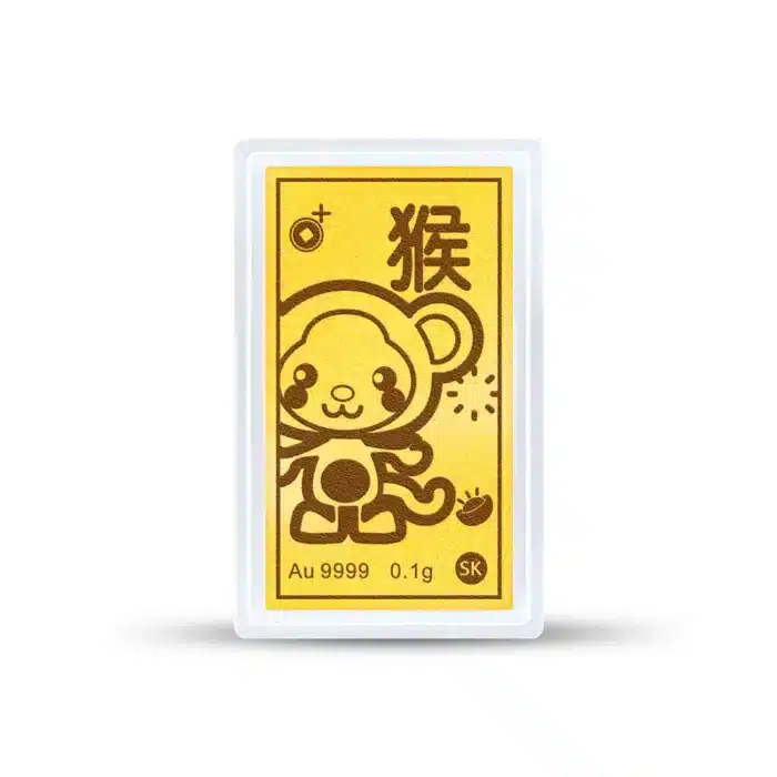 Prosperity 福 Zodiac 999 Pure Gold Bar (0.1g) Full Zodiac (全家福) Bundle