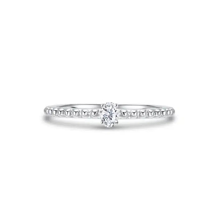 Crystal Shine 10K Diamond Ring