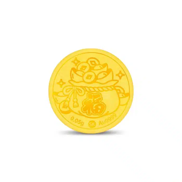 大团圆 Fortune Bag 999 Pure Gold Coin Ang Pow