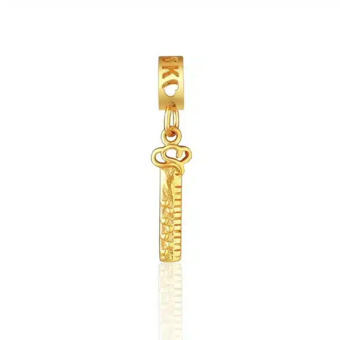 SK 916 Golden Ruler Bracelet Charm