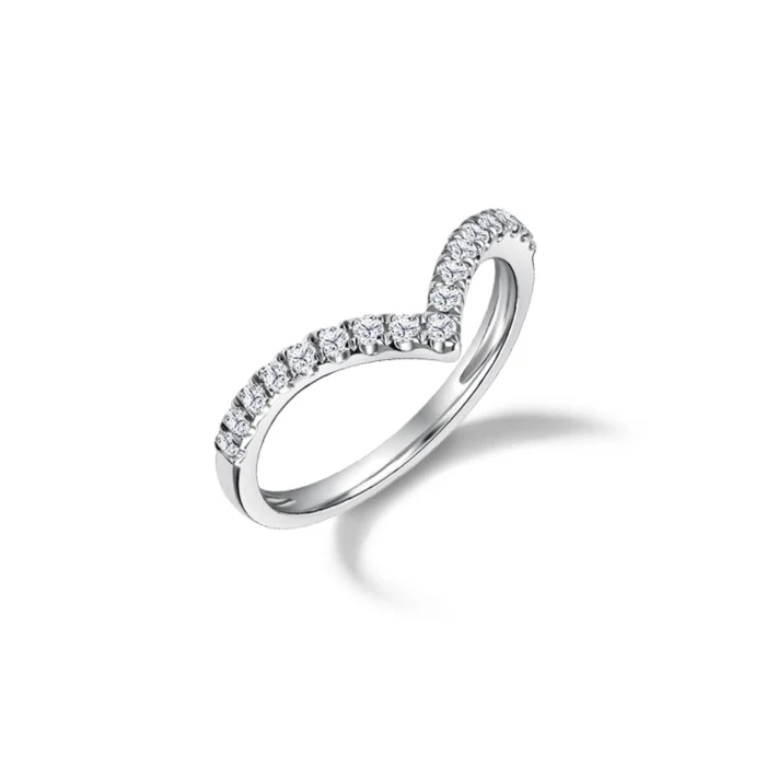 Leia Wishbone Eternity Ring