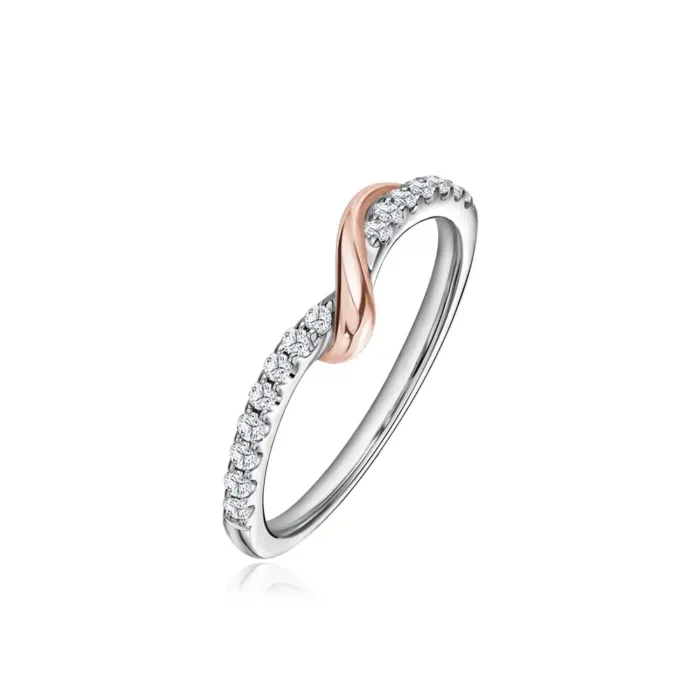 Duo-Bliss Eternity Diamond Ring