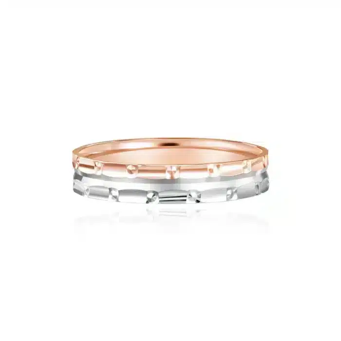 Jill-Rene Unity Dainty Duotone Wedding Band