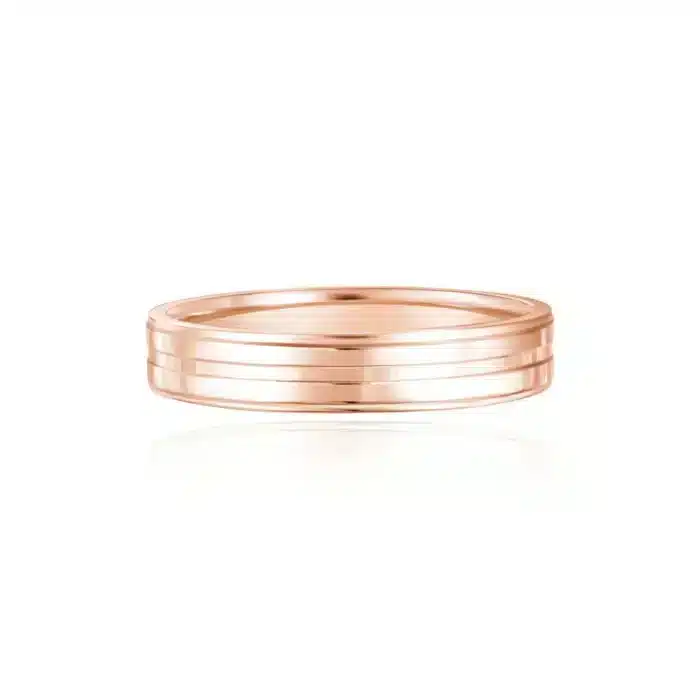 Jill-Rene Adore Dainty Rose Gold Wedding Band