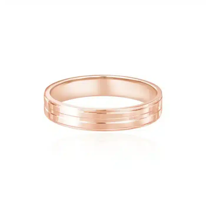 Jill-Rene Adore Dainty Rose Gold Wedding Band