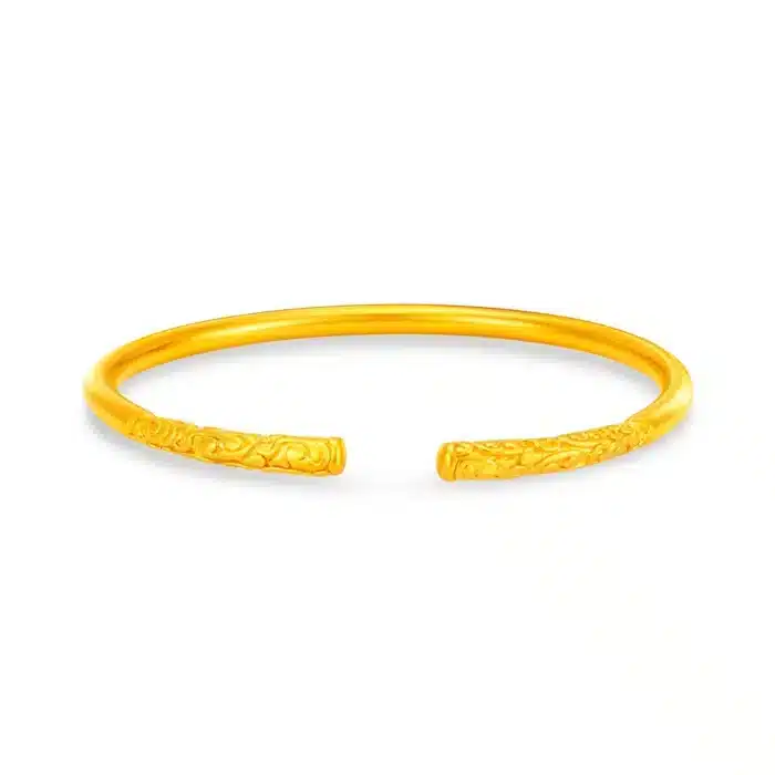 Wukong's Divine Cudgel 999 Pure Gold Bangle