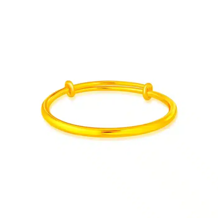 999 Pure Gold Classic Baby Bangle