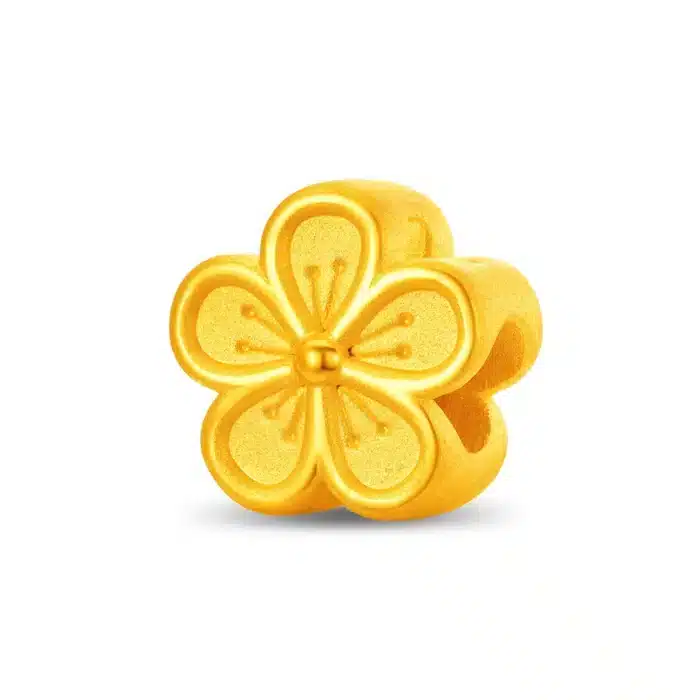 Gilded Blossom 999 Pure Gold Charm