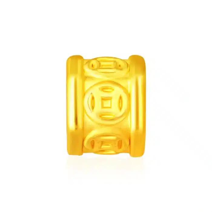 Wealth Fountain 999 Pure Gold Charm