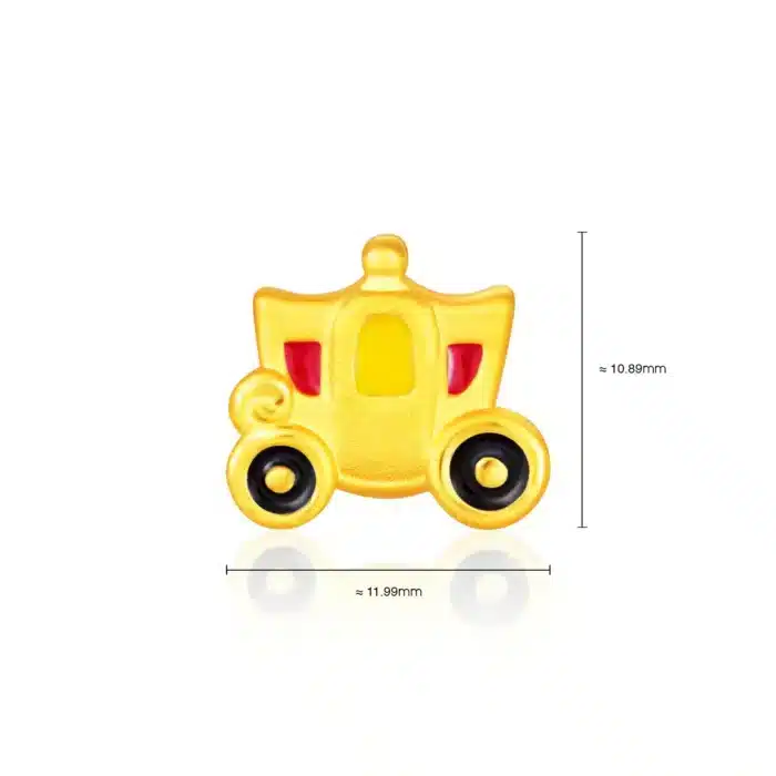 Elegant Carriage 999 Pure Gold Charm