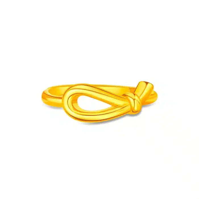 Knot Eclat 999 Pure Gold Ring