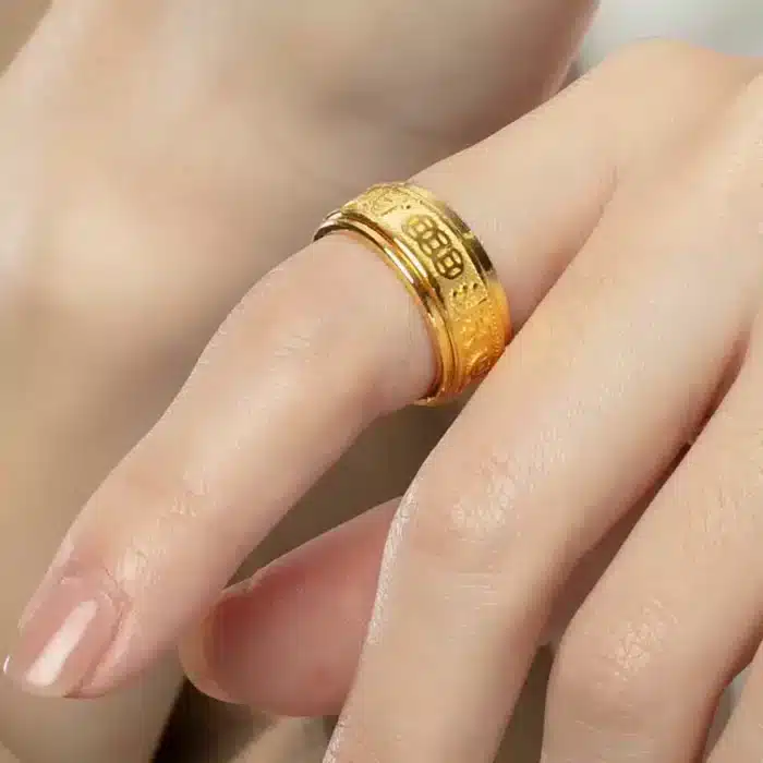 Wealth 999 Pure Gold Ring