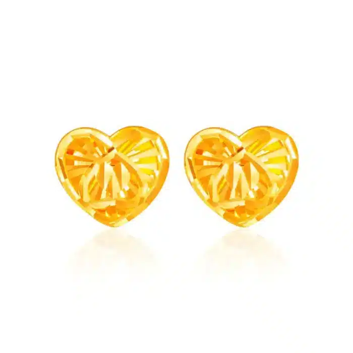 SK 916 Giddy Love Gold Earrings