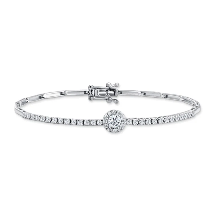 Celestial Glow 14K Diamond Bracelet