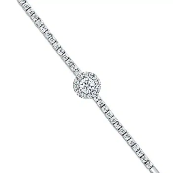 Celestial Glow 14K Diamond Bracelet