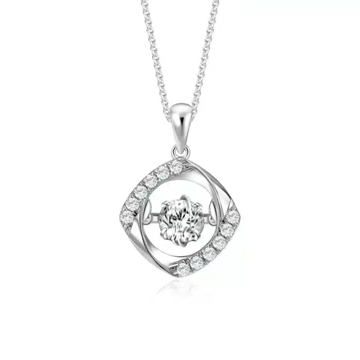 Star Carat Classic Sparkling Diamond Pendant