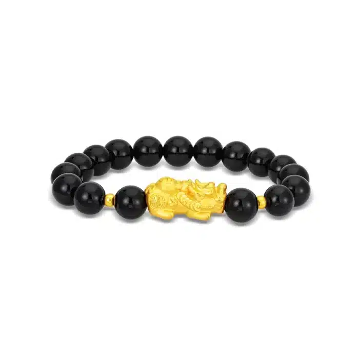 999 Pure Gold Fortune Seeker Pixiu Bracelet