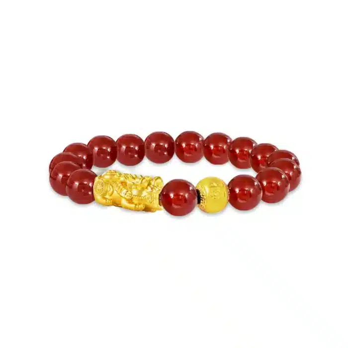 999 Pure Gold Felicitous Pixiu Bracelet