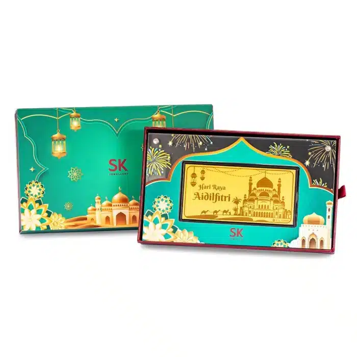 Hari Raya Aidilfitri Mosque 999 Pure Gold Bar (0.3g)