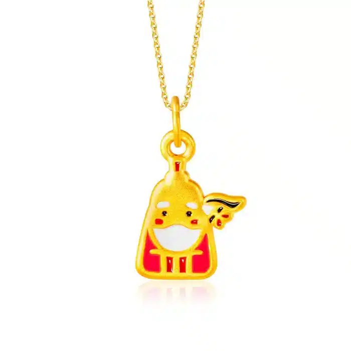 Little Yue Lao 999 Gold Pendant