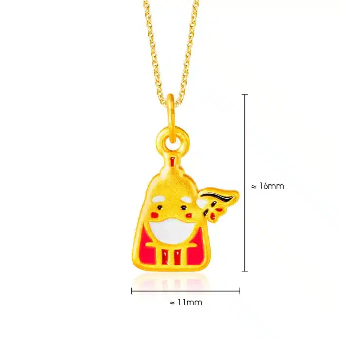 Little Yue Lao 999 Gold Pendant