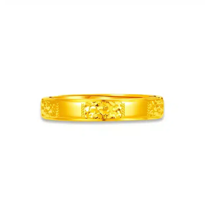 Elara 999 Pure Gold Women's Wedding Band