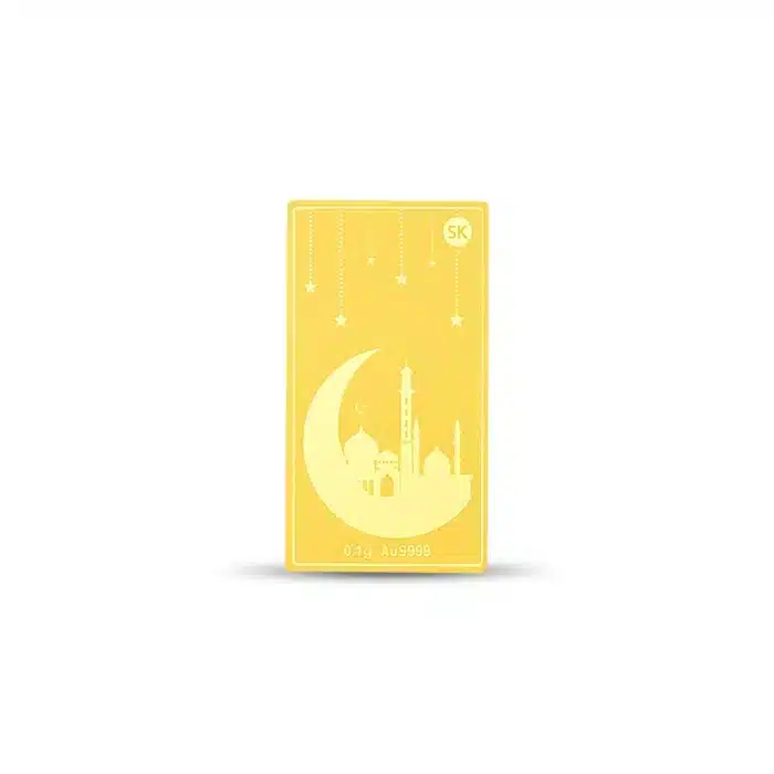 Hari Raya Moonlit 999 Pure Gold Bar (0.1g)